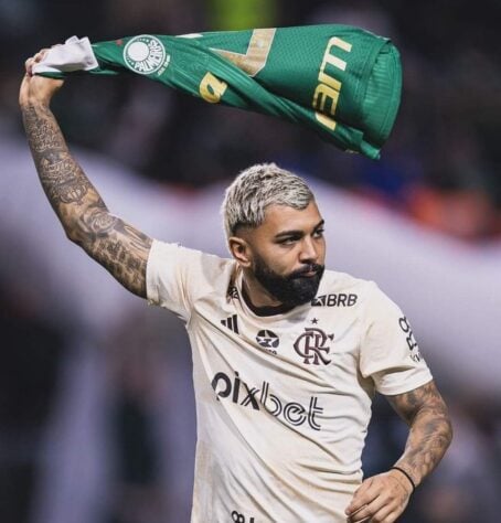 Gabigol camisa do Palmeiras - Foto Reprodução Internet