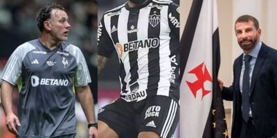 Gabriel Milito do Atlético Mineiro, Pedrinho no Vasco e OTávio no ATlético (Reprodução - Internet)