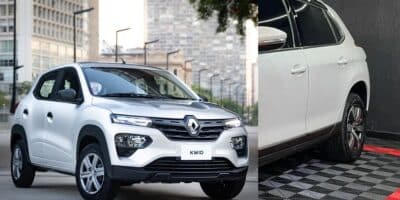 Kwid e SUV (Fotos: Reproduções / Internet / Webmotors)