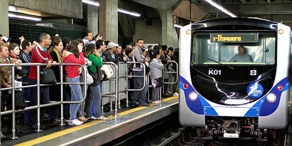 Linha 3-Vermelha do metrô de SP (Foto: Reprodução / Governo de São Paulo)