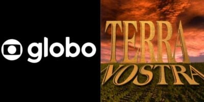 Logo da Globo / Logo de Terra Nostra - Montagem: TVFOCO