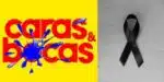 Logo de Caras & Bocas / Imagem de luto - Montagem: TVFOCO