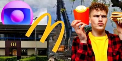 McDonald's é demolido em capital brasileira e substituto é confirmado pela Globo (Foto Reprodução/Montagem/Lennita/Tv Foco/Canva/McDonald's/Globo)