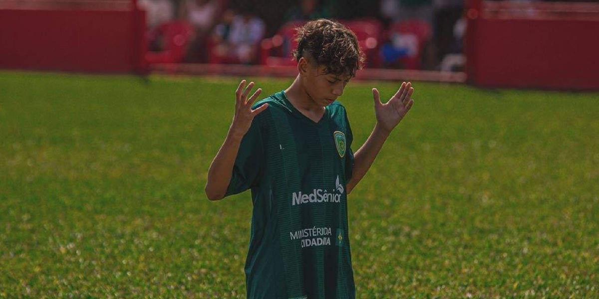 O Porto Vitória, clube de futebol onde o atleta Murilo Félix Oliveira, de 14 anos, atuava na categoria sub-15 (Foto- Reprodução:Redes Sociais)