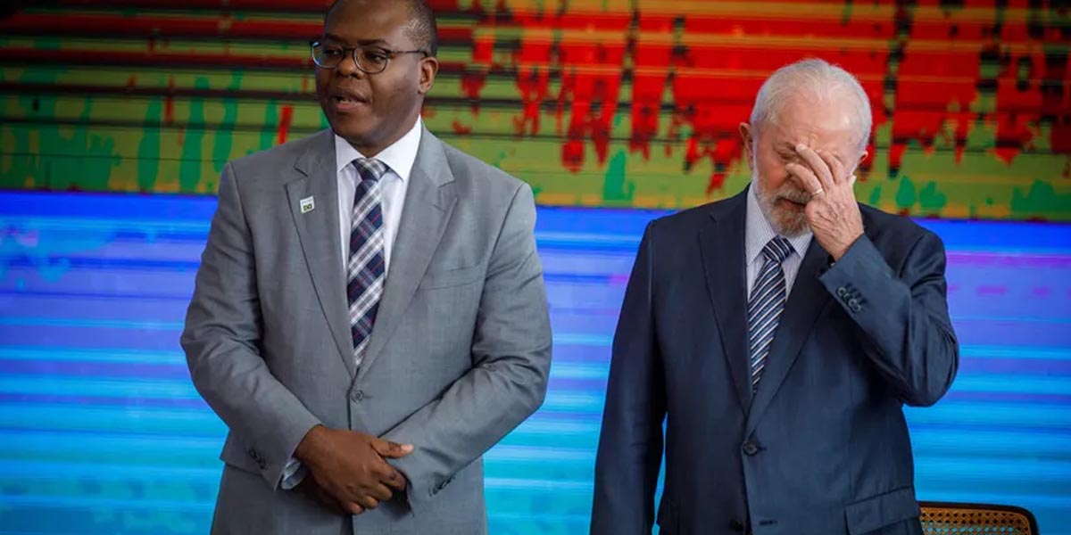 Presidente da República, Luiz Inácio Lula da Silva e Ministro Silvio Almeida, Direitos Humanos. — Foto: Brenno Carvalho/O Globo