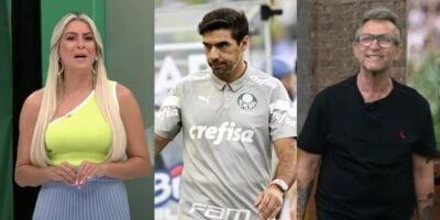 Audiências - Renata Fan no Jogo Aberto, Abel Ferreira e Neo no Os Donos da Bola (Fotos: Reproduções / Band / Marcos Ribolli)