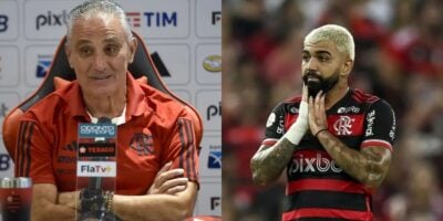 Estrela do Flamengo peita Tite sobre saída de Gabigol (Reprodução/Montagem/Agência Brasil/Coluna do Fla)