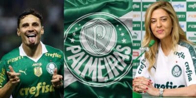 Leila Pereira sofre com debandada de 4 craques no Palmeiras (Reprodução/Montagem/Lance!/O Globo)