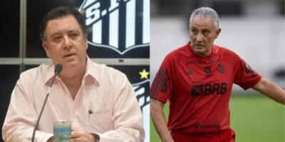 Imagem do post R$ 37M e rasteira no Flamengo: Teixeira quer arrancar joia de Tite ao Santos