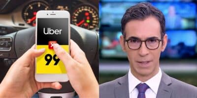 Uber / 99 / César Tralli - Montagem: TVFOCO