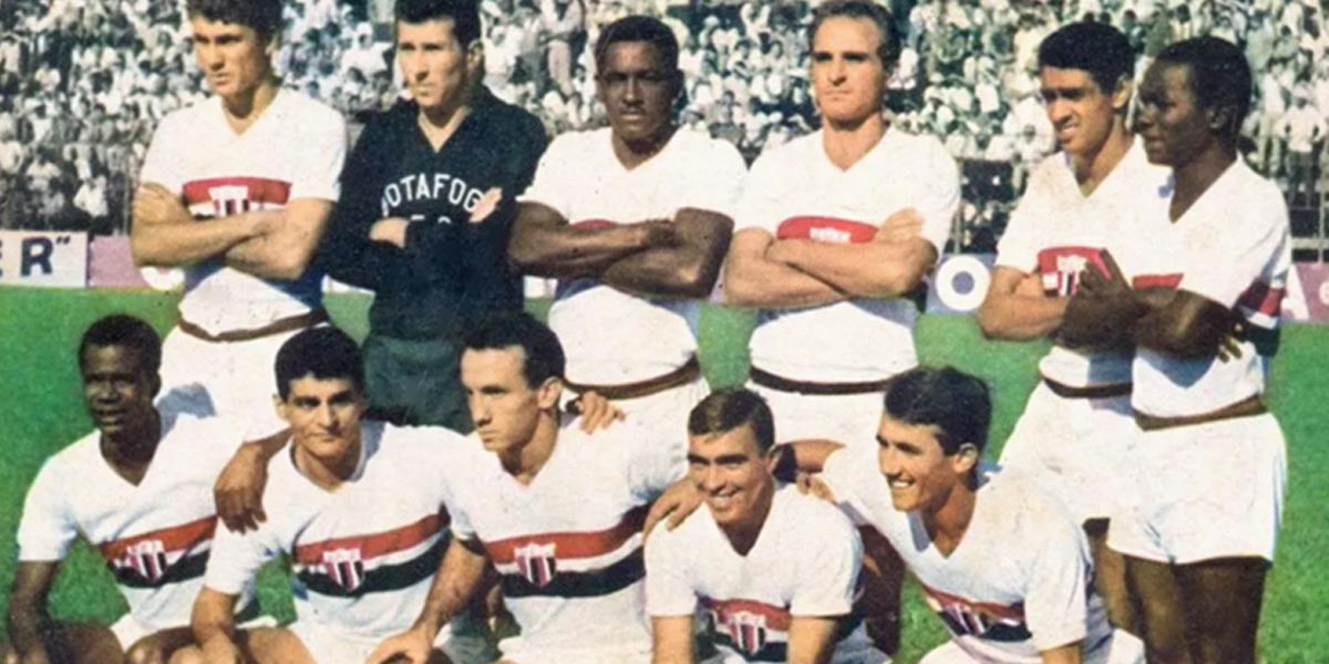 Uma das boas equipes formadas pelo Botafogo de Ribeirão Preto na década de 1960. Em pé- Baldochi, Toninho, Zé Carlos, Mário, Ferreirinha e Ditinho.Crédito- revista Futebol e Outros Esportes número 17