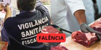 Vigilância Sanitária / Falência / Carnes - Montagem: TVFOCO