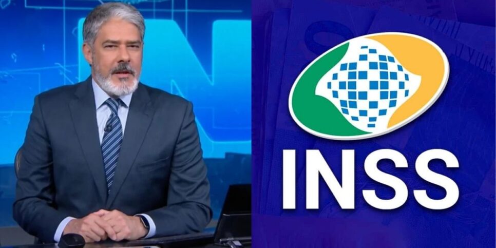 William Bonner / INSS - Montagem: TVFOCO