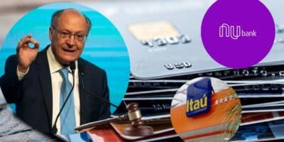 Alckmin, cartões de crédito, Itaú e Nubank (Foto: Reprodução / Agência Brasil / Canva)