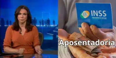 Ana Paula Araújo confirmou um aumento na idade mínima de aposentadoria do INSS (Reprodução: Globo / Montagem TV Foco)