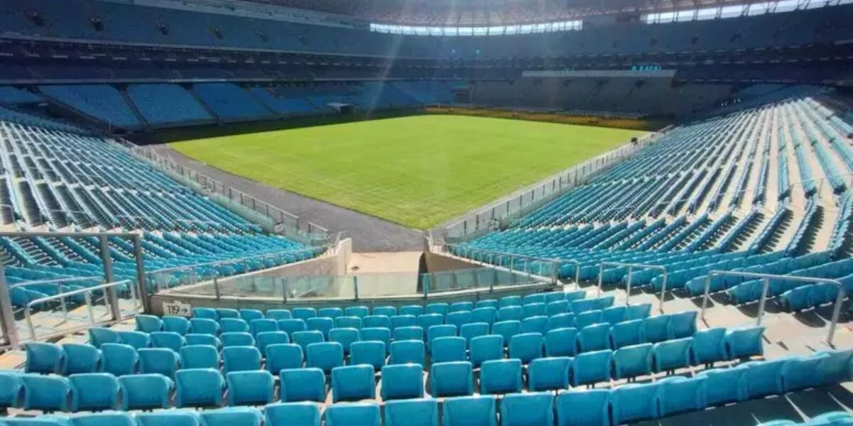 O estádio já está apto a receber os jogos (Reprodução: Instagram)