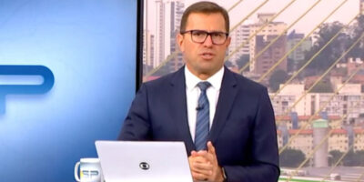 Rodrigo Bocardi sofre derrubada no BDSP na Globo: "Insuportável" (Foto: Reprodução/GloboPlay)