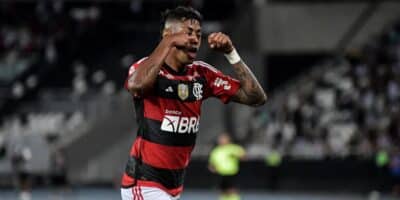 Bruno Henrique, famoso jogador de futebol (Reprodução: Thiago Ribeiro/AGIF)