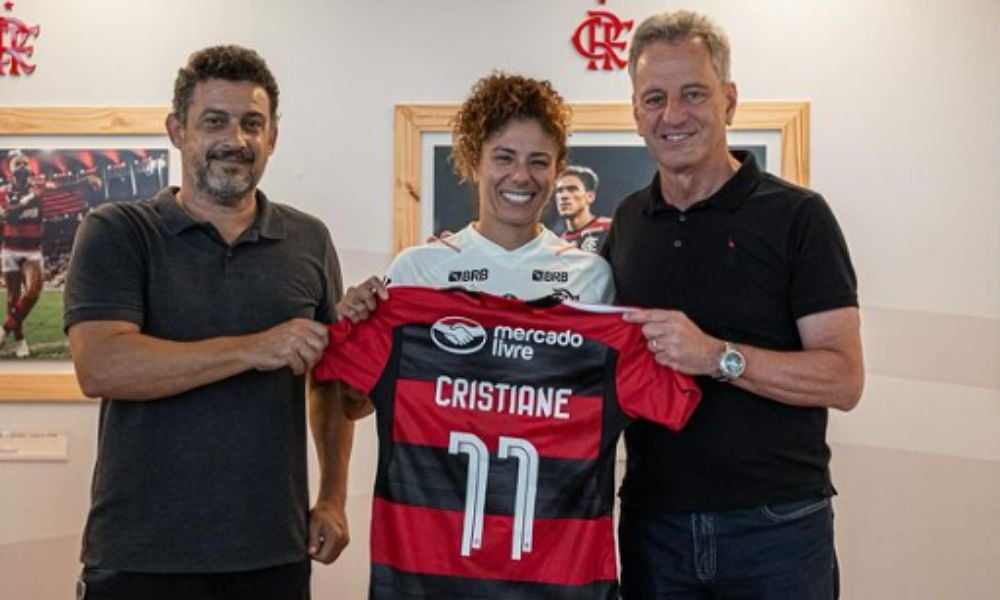 Cristiane assinou com o Flamengo no início do ano (Foto: Reprodução/ Internet)