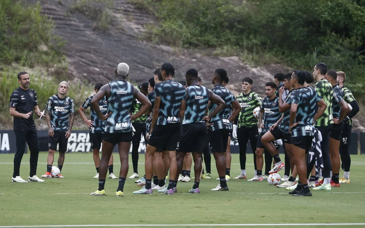 Elenco do Botafogo - (Foto: Vitor Silva – Botafogo)