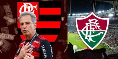 Presidente do Flamengo, Landim, e Fluminense (Foto: Internet)