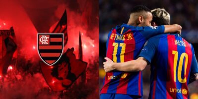 Flamengo abre os cofres por craque que fez trio com Messi e Neymar
- (Foto: Montagem / TV FOCO)