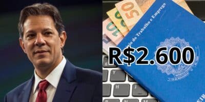 Gigante passa por cima de Haddad com salário mínimo de R$2.600 (Reprodução: Daniel Ramalho/AFP)