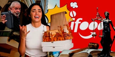 Lei do Ifood, em vigor na era Lula, atinge milhares de consumidores (Foto Reprodução/Montagem/Lennita/Tv Globo/Canva/Pinterest/ifood/BBC)