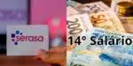 Alerta do Serasa sobre o 14° salário do INSS (Reprodução: Montagem TV Foco)