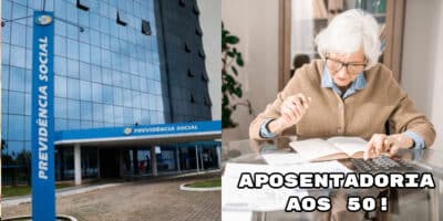 INSS aposentadoria aos 50 anos (Foto: Montagem TV Foco)