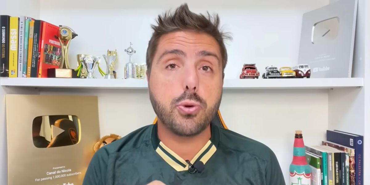 Jorge Nicola cravou um acordo de Gabigol com Palmeiras (Reprodução: Youtube)