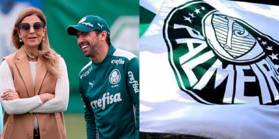 Leila crava 2 vitórias a Abel no Palmeiras - (Montagem / TV FOCO)