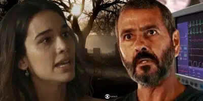 Mariana e José Inocêncio em Renascer (Foto: Reprodução / Globo / Montagem TV Foco)