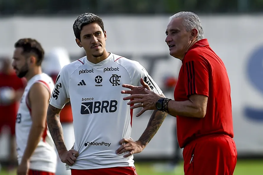 Pedro e Tite do Flamengo - (Foto: Reprodução / O Globo)