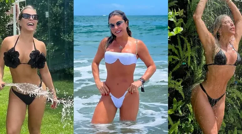 Poliana Rocha exibiu o corpo escultural de biquíni (Foto: Reprodução/ Internet)