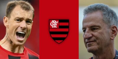 Róger Guedes peita Flamengo e arma contrato histórico pra vestir preto e branco - (Foto: Montagem / TV FOCO)