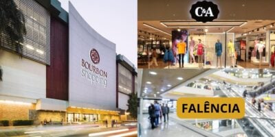 A falência de rival N°1 da C&A com fechamento no shopping Bourbon - Foto: Montagem