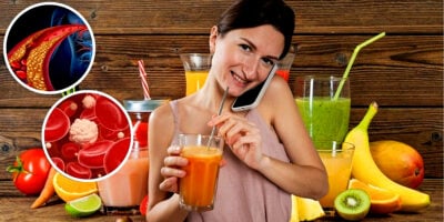 Suco com apenas 2 ingredientes ajuda a salvar do colesterol e da diabetes (Foto Reprodução/ Montagem/Lennita/Lee/TV Foco/Canva/Freepik/Internet)