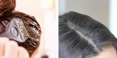 Tinta natural com 2 ingredientes cobre até a raiz do cabelo branco - (Foto: Reprodução / Internet)