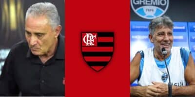 5 craques de saída do Flamengo viram reforço no Grêmio a Renato - (Foto: Montagem / TV FOCO)