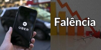 Rival da Uber teve a falência decretada (Reprodução: Montagem TV Foco)