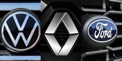 Volkswagen, Renault e Ford (Foto: Divulgação)