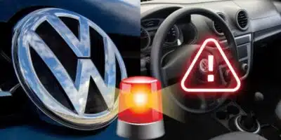 Alerta da Volkswagen com retirada urgente de 3 carros das ruas (Reprodução: Montagem TV Foco)