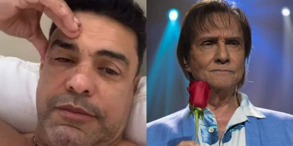 Zezé Di Camargo entrega situação com Roberto Carlos: "difícil" (Foto: Reprodução/Montagem TV Foco)