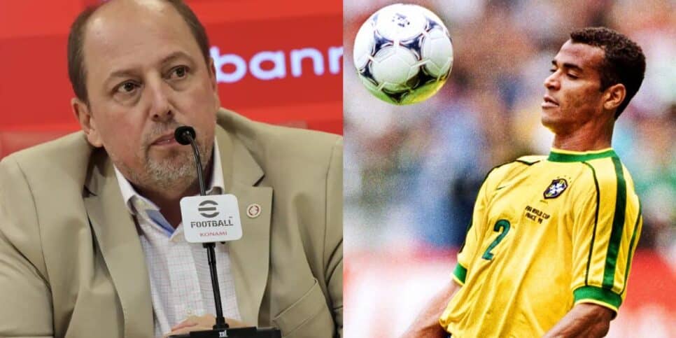 Alessandro Barcellos, presidente do Internacional — Foto- Tomás Hammes e Cafú (Créditos- Stu Forster:Getty Images)