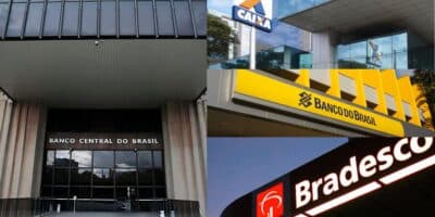 Banco Central / Caixa / Banco do Brasil / Bradesco - Montagem: TVFOCO