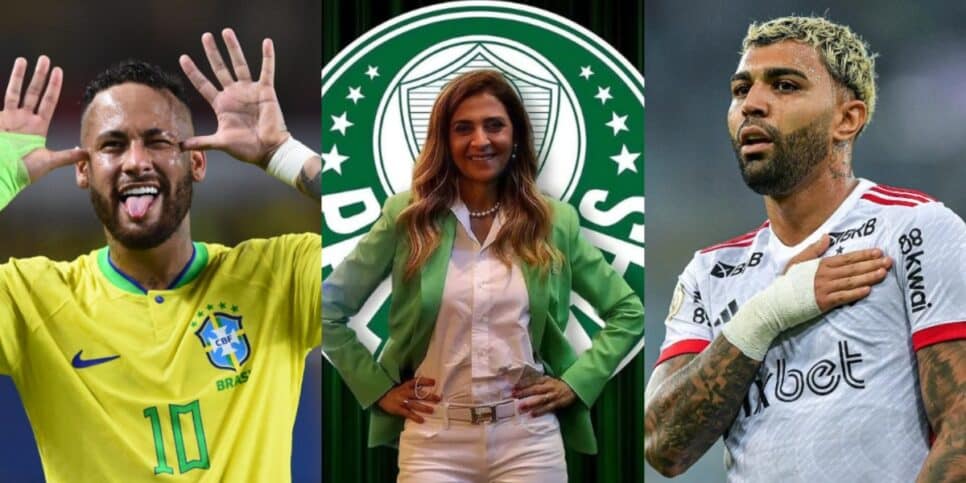 Neymar, Gabigol e +: Barca com 3 reforços para salvar o Palmeiras (Foto: Pedro Vilela/Getty Images, Reprodução/ Palmeiras, Thiago Ribeiro/Agif)