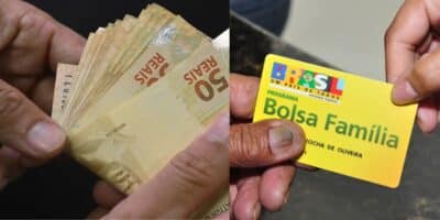 Cédulas de 50,00 reais / Bolsa Família - Montagem: TVFOCO