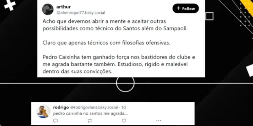 Comentários da torcida santista (Foto: Reprodução/ Bola Vip)