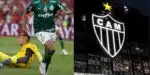 Deyverson no Palmeiras e Atlético Mineiro (Reprodução - Internet)